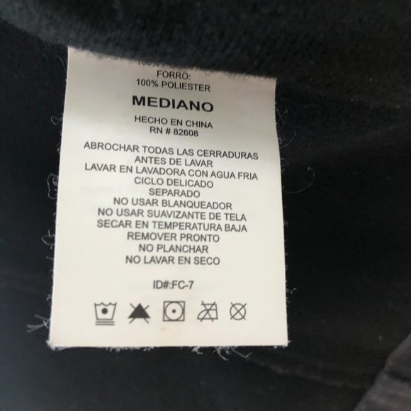 SALE 2 for $26 / 3 for $33 - Men's Grey Jacket / Coat, Size Medium - Like New - Picture 6 of 6